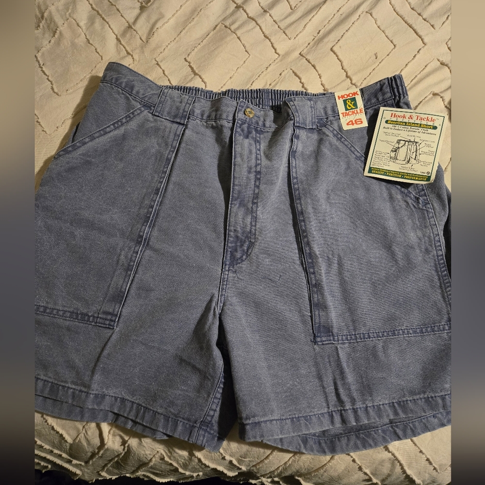BNWT Hook & Tackle beer can island short size 46
